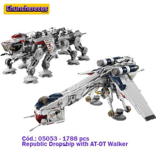 05053-Republic-Dropship-with-AT-OT-Walker-10240--chuncherecos-costa-rica-figuras-estilo-Lego